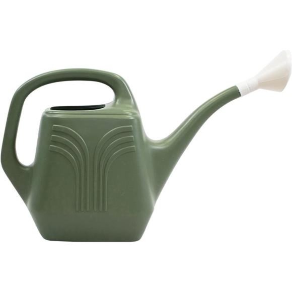 Watering Can 2 Gallon Capacity - Removable Nozzle Spout, Two Handles, Wide Mouth - Picture 3 of 6
